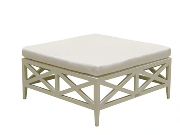 AZIMUTH CROSS - Powder coated aluminium footstool by JANUS et Cie - view 3